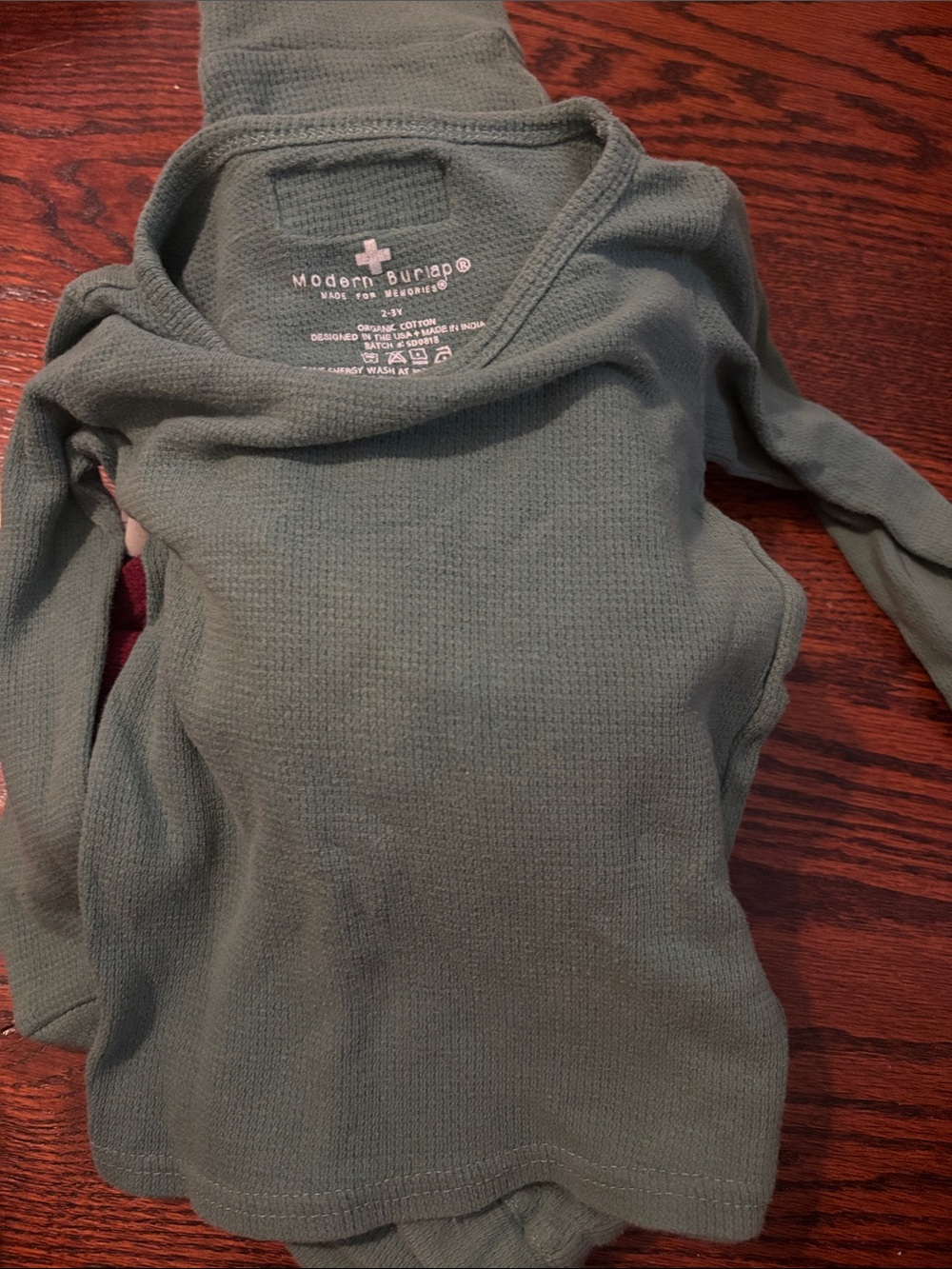 2 pair! Modern Burlap organic cotton PJ lot